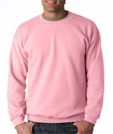 18000 Gildan Heavy Blend&trade; Adult Crew Neck Sweatshirt Light Pink