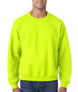 18000 Gildan Heavy Blend&trade; Adult Crew Neck Sweatshirt Safety Green