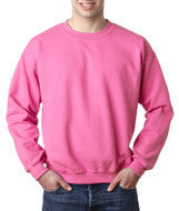 18000 Gildan Heavy Blend&trade; Adult Crew Neck Sweatshirt Safety Pink