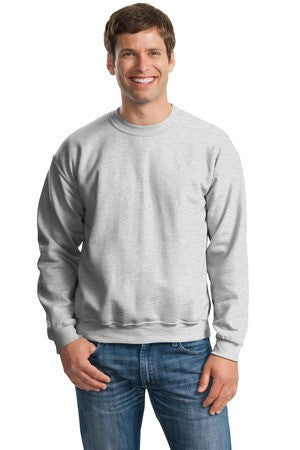 Gildan - Heavy Blend Crewneck Sweatshirt.  18000 Ash