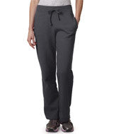 18400FL Gildan Heavy Blend&trade; Ladies' Open-Bottom Sweatpants Charcoal
