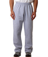 18400 Gildan Heavy Blend&trade; Adult Open-Bottom Sweatpants Sport Grey (50/50)