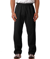 18400 Gildan Heavy Blend&trade; Adult Open-Bottom Sweatpants Black