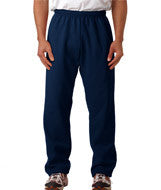 18400 Gildan Heavy Blend&trade; Adult Open-Bottom Sweatpants Navy