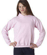 18500B Gildan Heavy Blend&trade; Youth Hooded Sweatshirt Light Pink