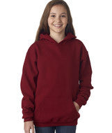 18500B Gildan Heavy Blend&trade; Youth Hooded Sweatshirt Garnet