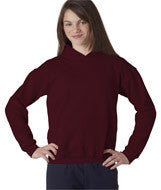 18500B Gildan Heavy Blend&trade; Youth Hooded Sweatshirt Maroon