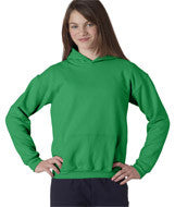 18500B Gildan Heavy Blend&trade; Youth Hooded Sweatshirt Irish Green