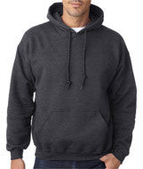 18500 Gildan Heavy Blend&trade; Adult Hooded Sweatshirt Dark Heather (50/50)