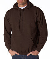 18500 Gildan Heavy Blend&trade; Adult Hooded Sweatshirt Dark Chocolate
