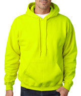18500 Gildan Heavy Blend&trade; Adult Hooded Sweatshirt Safety Green