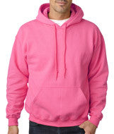 18500 Gildan Heavy Blend&trade; Adult Hooded Sweatshirt Safety Pink