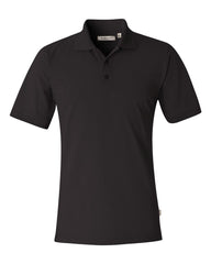 FeatherLite - Short Sleeve Platinum Pique Sport Shirt - 0330 Onyx_black