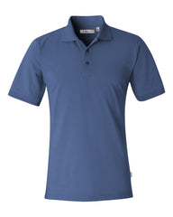 FeatherLite - Short Sleeve Platinum Pique Sport Shirt - 0330 Pacific_blue