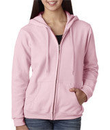 18600FL Gildan Heavy Blend&trade; Ladies' Full-Zip Hooded Sweatshirt Light Pink