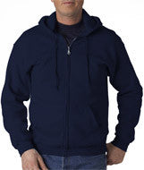 18600 Gildan Heavy Blend&trade; Adult Full-Zip Hooded Sweatshirt Navy