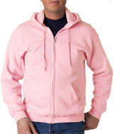 18600 Gildan Heavy Blend&trade; Adult Full-Zip Hooded Sweatshirt Light Pink
