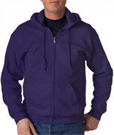 18600 Gildan Heavy Blend&trade; Adult Full-Zip Hooded Sweatshirt Purple
