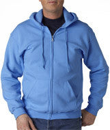 18600 Gildan Heavy Blend&trade; Adult Full-Zip Hooded Sweatshirt Carolina Blue