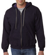 18700 Gildan Heavy Blend&trade; Adult Vintage Full-Zip Hooded Sweatshirt Blackberry (50/50)