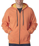 18700 Gildan Heavy Blend&trade; Adult Vintage Full-Zip Hooded Sweatshirt Sunset (50/50)