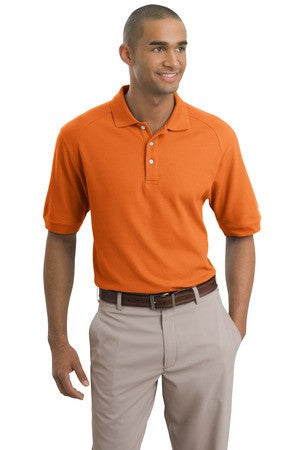 Nike Golf - Pique Knit Polo.  193581 Orange ice