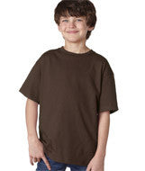 2000B Gildan Ultra Cotton&reg; Youth T-Shirt Dark Chocolate