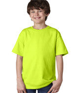 2000B Gildan Ultra Cotton&reg; Youth T-Shirt Safety Green (50/50)