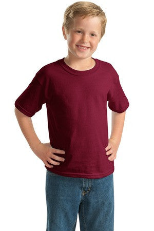 Gildan - Youth Ultra Cotton 100% Cotton T-Shirt. 2000B Cardinal Red