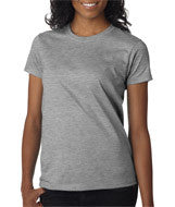 2000L Gildan Ultra Cotton&reg; Ladies' T-Shirt Sport Grey (90/10)
