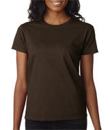 2000L Gildan Ultra Cotton&reg; Ladies' T-Shirt Dark Chocolate