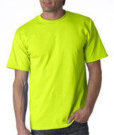2000 Gildan Ultra Cotton&reg; Adult T-Shirt Safety Green (50/50)