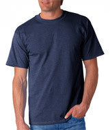 2000 Gildan Ultra Cotton&reg; Adult T-Shirt Heather Navy (50/50)