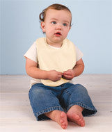 2003 Rabbit Skins Organic 2-Ply Baby Rib Bib Natural