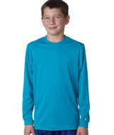 2104 Badger Youth B-Core Long-Sleeve Performance Tee Electric Blue