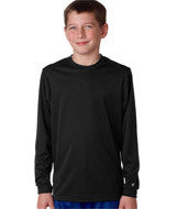 2104 Badger Youth B-Core Long-Sleeve Performance Tee Black