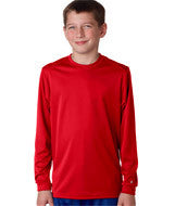 2104 Badger Youth B-Core Long-Sleeve Performance Tee Red