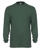 2104 Badger Youth B-Core Long-Sleeve Performance Tee Forest Green
