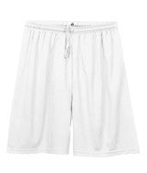 2107 Badger Youth 6" B-Dry Core Shorts White