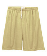 2107 Badger Youth 6" B-Dry Core Shorts Vegas Gold