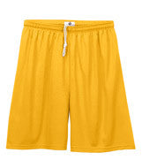 2107 Badger Youth 6" B-Dry Core Shorts Gold