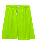 2107 Badger Youth 6" B-Dry Core Shorts Lime