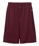 2119 Badger BadgerCore Pocketed Youth 7" Short Maroon