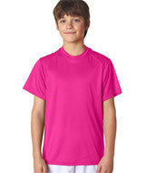 2120 Badger Youth B-Core Performance Tee Hot Pink