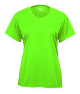 2160 Badger B-Core Girls Solid Color Short-Sleeved Performance Tee Lime