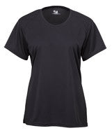 2160 Badger B-Core Girls Solid Color Short-Sleeved Performance Tee Black