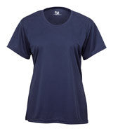 2160 Badger B-Core Girls Solid Color Short-Sleeved Performance Tee Navy