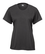2160 Badger B-Core Girls Solid Color Short-Sleeved Performance Tee Graphite