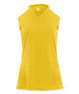2173 Badger B-Core Girls "Speedster" Color Block Athletic Jersey Gold/ White