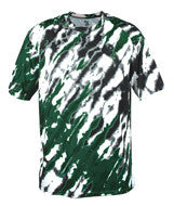 2182 Badger Youth Tie Dri Tee Forest Tie Dri